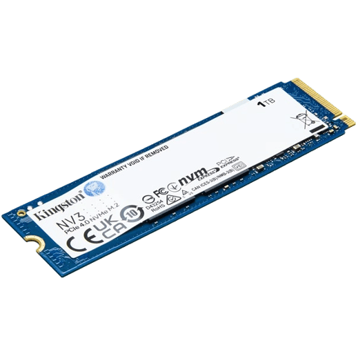 1TB Kingston NV3 M.2 2280 PCI Express 4.0 x4 NVMe Solid State Drive
